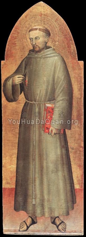 St Francis of Assisi - 乔瓦尼·达·米拉诺